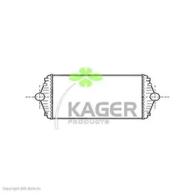 31-0207 KAGER Интеркулер (радиатор интеркулера)