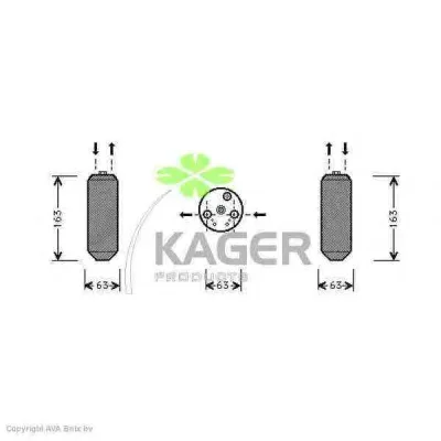 94-5171 KAGER Осушитель кондиционера