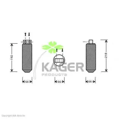94-5282 KAGER Осушитель кондиционера