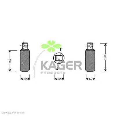 94-5341 KAGER Осушитель кондиционера