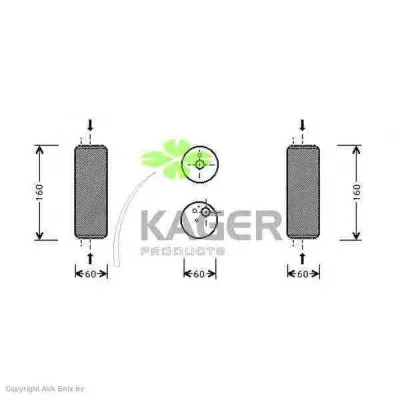 94-5408 KAGER Осушитель кондиционера