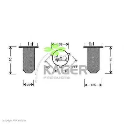 94-5461 KAGER Осушитель кондиционера