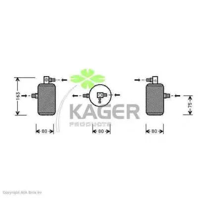 94-5608 KAGER Осушитель кондиционера