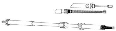 FA02178 KAWE Трос (тросик) ручника
