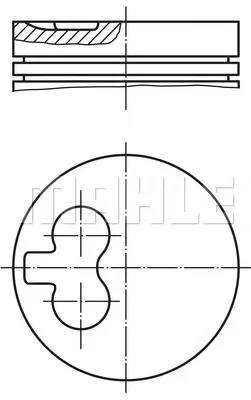 008 63 01 KNECHT/MAHLE Поршень