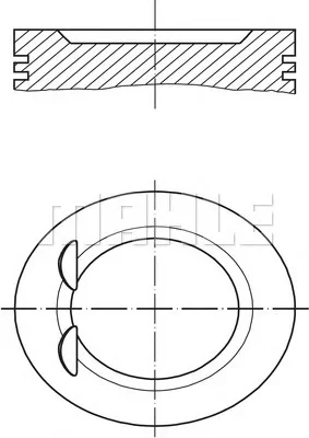 011 03 00 KNECHT/MAHLE Поршень