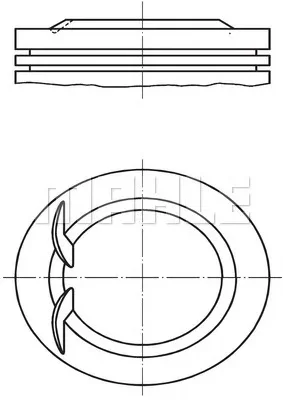 038 53 00 KNECHT/MAHLE Поршень