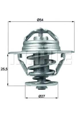 TX 92 86D KNECHT/MAHLE Термостат