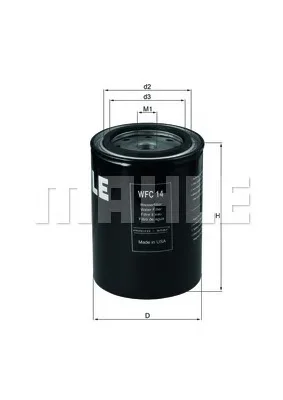 WFC 14 KNECHT/MAHLE Фильтр охлаждающей жидкости