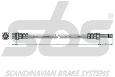 1330851523 SBS Тормозной шланг