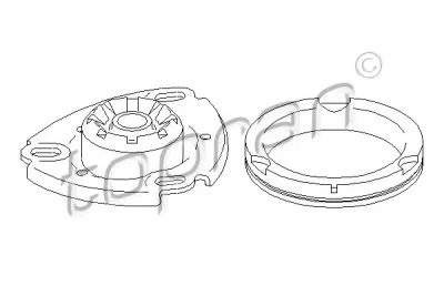 Опора амортизатора TOPRAN 108 560