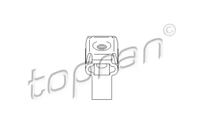 Опора (подушка) радиатора TOPRAN 108 766