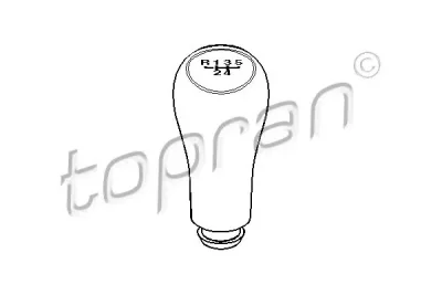 109 073 TOPRAN Ручка рычага переключения передач