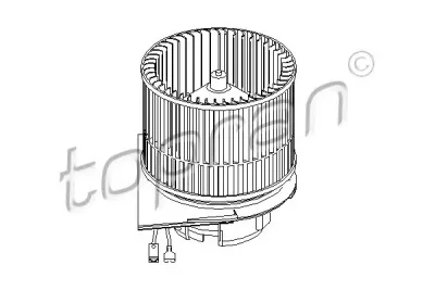 207 331 TOPRAN Двигатель (моторчик) вентилятора салона