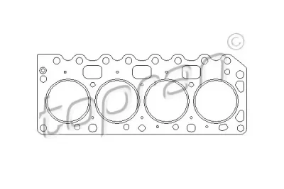 301 654 TOPRAN Прокладка ГБЦ