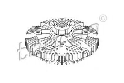 302 004 TOPRAN Вентилятор охлаждения радиатора (двигателя)