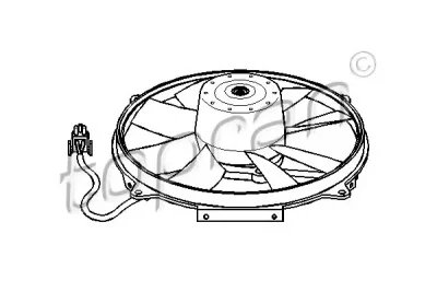Вентилятор охлаждения радиатора TOPRAN 400 794