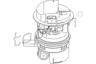 722 048 TOPRAN Топливный насос