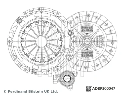 ADBP300047 BLUE PRINT Комплект сцепления