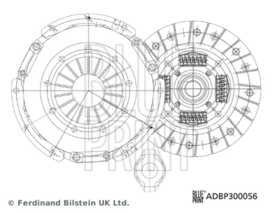 ADBP300056 BLUE PRINT Комплект сцепления