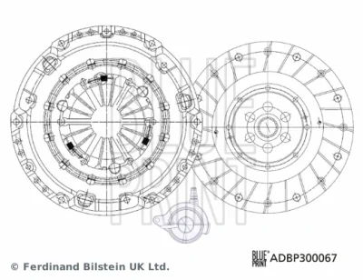 ADBP300067 BLUE PRINT Комплект сцепления