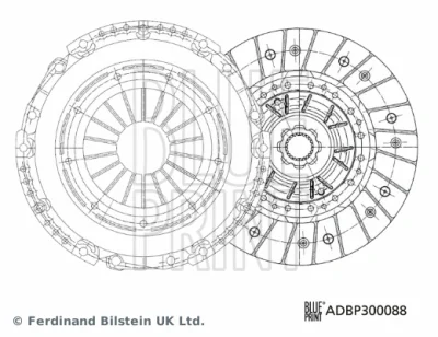 ADBP300088 BLUE PRINT Комплект сцепления