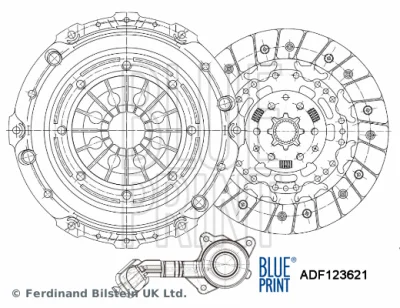 ADF123621 BLUE PRINT Комплект сцепления