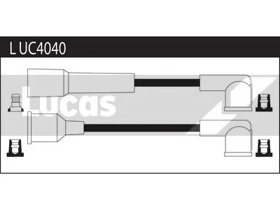 LUC4040 LUCAS Высоковольтные провода (комплект проводов зажигания)