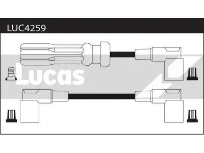 LUC4259 LUCAS Высоковольтные провода (комплект проводов зажигания)