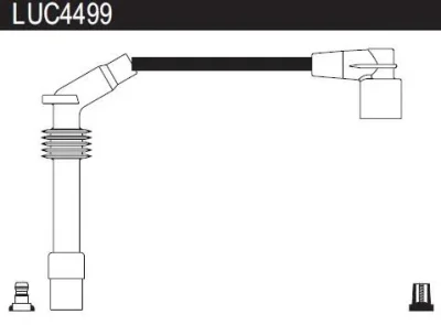 LUC4499 LUCAS Высоковольтные провода (комплект проводов зажигания)