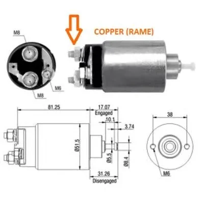 6646007 HOFFER Реле стартера (втягивающее)