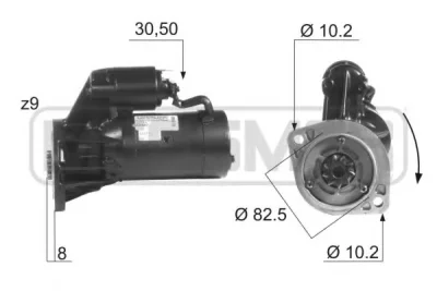 220083 MESSMER Стартер