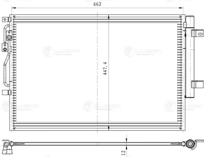 Конденсатор, кондиционер LUZAR LRAC 3038