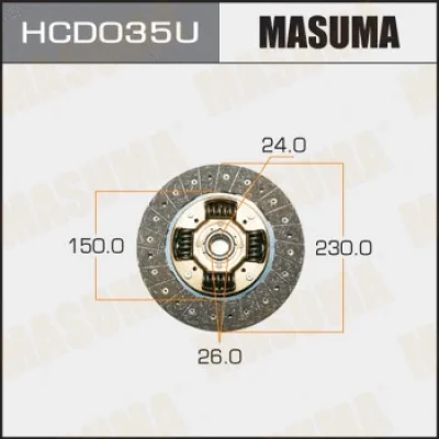 HCD035U MASUMA Диск сцепления