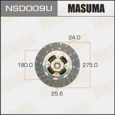 Диск сцепления MASUMA NSD009U