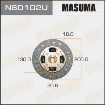 Диск сцепления MASUMA NSD102U