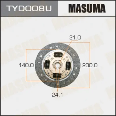 Диск сцепления MASUMA TYD008U