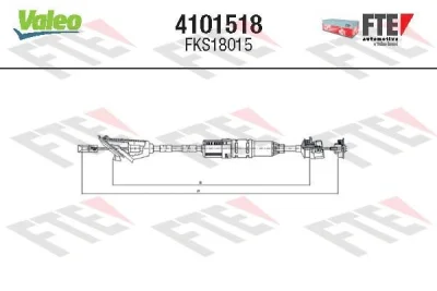 4101518 FTE Трос, управление сцеплением