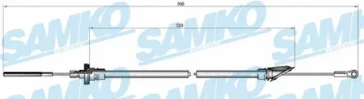 C0564C SAMKO Трос, управление сцеплением