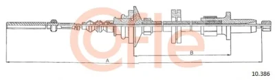 10.386 COFLE Трос, управление сцеплением