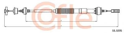 11.3235 COFLE Трос, управление сцеплением