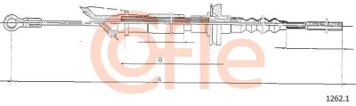 1262.1 COFLE Трос, управление сцеплением