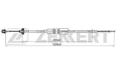 BZ-1063 ZEKKERT Трос, управление сцеплением