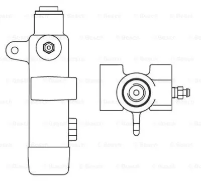 F 026 005 086 BOSCH Рабочий цилиндр, система сцепления