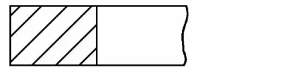 Поршневое кольцо GOETZE CR1-101400