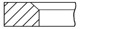 Поршневое кольцо GOETZE CR1-282700
