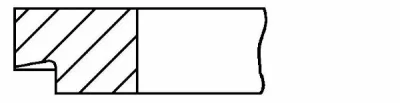 Поршневое кольцо GOETZE CR1-438300