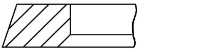 Поршневое кольцо GOETZE CR2-113700