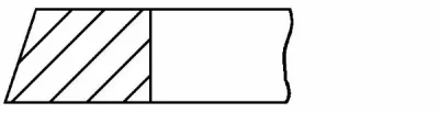 Поршневое кольцо GOETZE CR2-141200