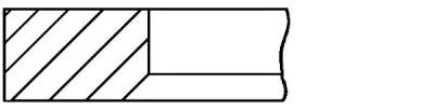 Поршневое кольцо GOETZE CR2-439000
